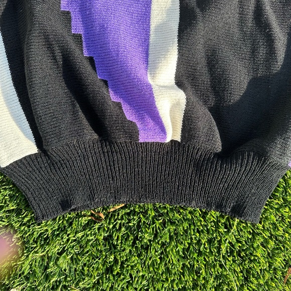 Deliciously vintage geometric woman’s sweater S/M - Picture 4 of 7